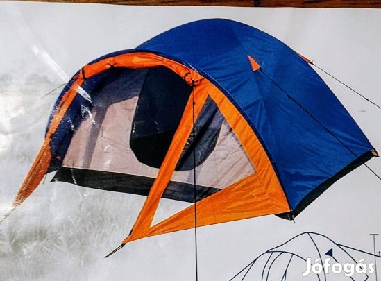 Sátor Kétrétegű 305x206x135CM,Sky ablakos Vízálló, Sok Mást Is