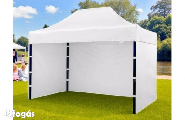 Sátor pavilon 3x2m 4oldalfal Vattacukor kereskedés Exclusive kék acél