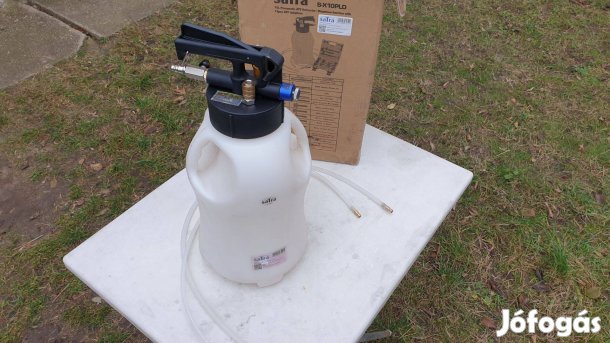 Satra 10l olajszívó és töltő tartály eladó