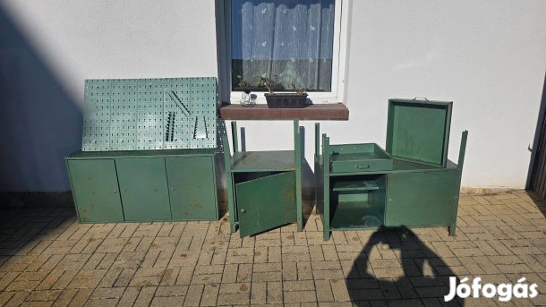 Satupad, műhely asztal, satu pad