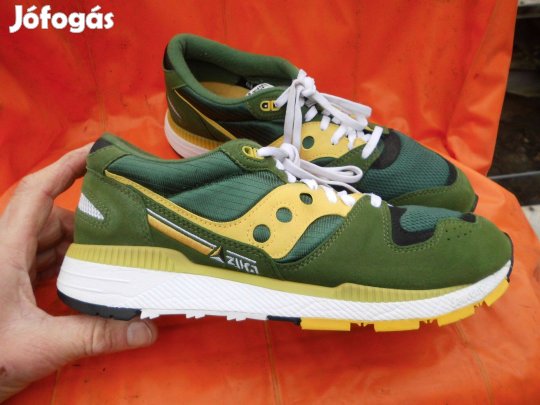 Saucony Azura zöld-sárga férfi 42.5-es utcai cipő eladó,