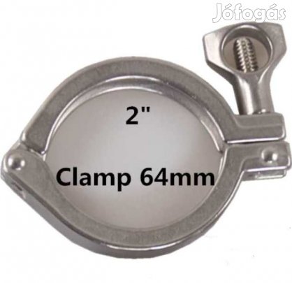 Saválló Acél Tri-Clamp Bilincs 2.5"  77,5mm  (3580)