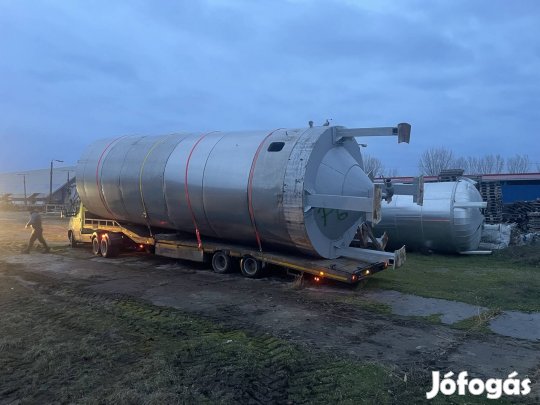 Saválló-Rozsdamentes tartály eladó! Nitroszolg, műtrágya, tűzivíz