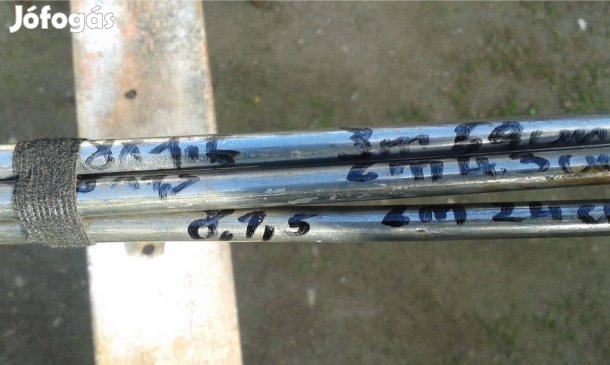 Saválló cső 8x1,5mm-es új eladó !