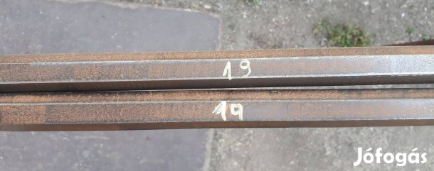 Saválló hatszög 19 mm laptávú eladó !