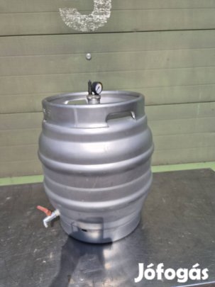 Saválló hordó,  söröshordó,  100 L.-es, csappal 