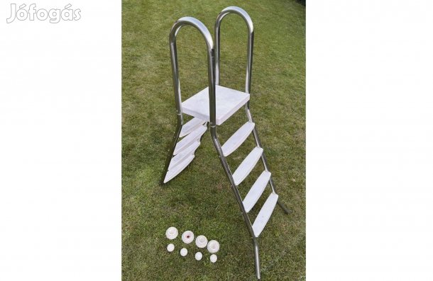 Saválló inox Medencelétra medence létra