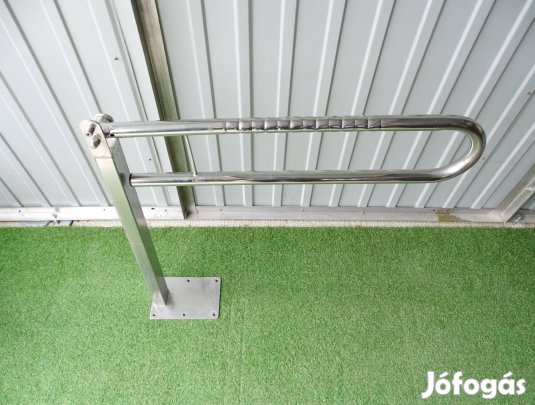 Saválló inox korlát fogantyú kapaszkodó mozgássérült mosdóba