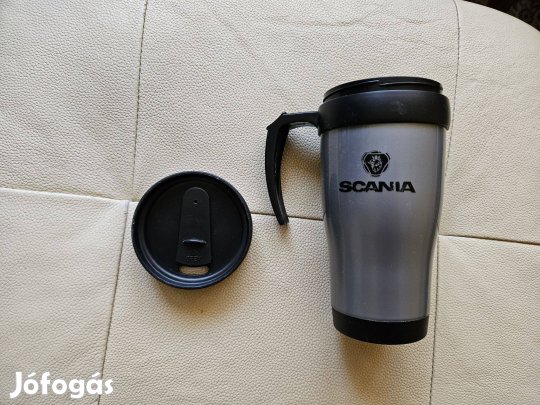 Scania műanyag utazó pohár 350ml Autó Kamion