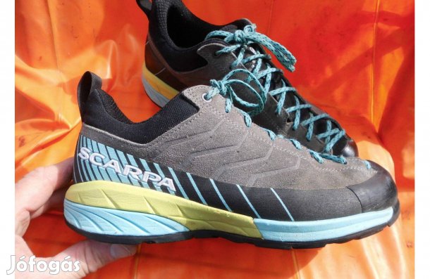 Scarpa Mescalino kék-szürke bőr 39-es túracipő eladó,