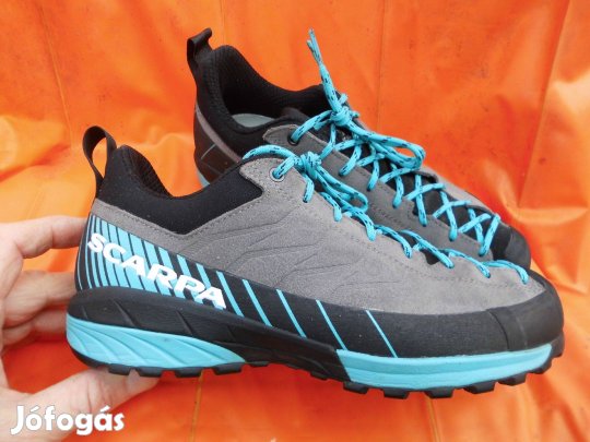 Scarpa mescalito kék-szürke bőr 38.5-39-es női túracipő eladó