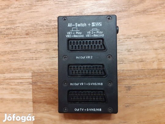 Scart Audio Video adapter Switch (AV - Switch + S-VHS)