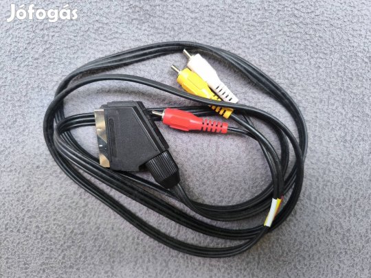 Scart-RCA átalakító kábel 