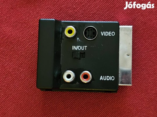 Scart - S-video, kompozit video és audio (RCA) elosztó-adapter