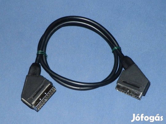 Scart - Scart kábel, TV-VHS lejátszó kábel, 1,2 méter