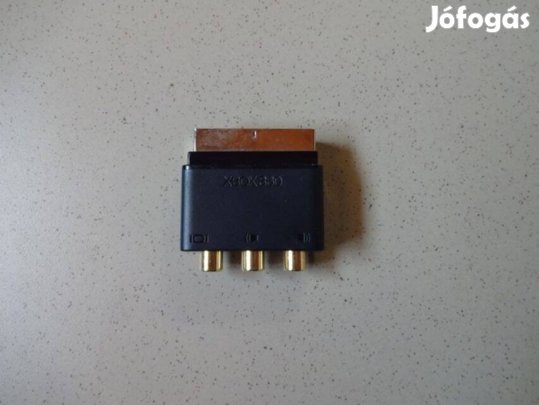 Scart - video rca átalakító csatlakozó adapter toldat xbox 360 felirat