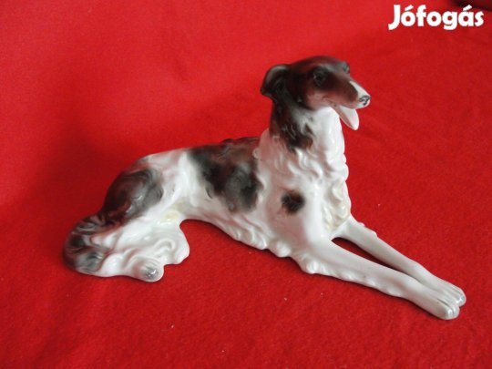 Schaubach Kunst porcelán agár (1930) 21*10 cm hibátlan_