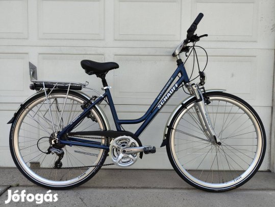 Schauff, német gyártm-ú, újszerű 28-as mélyített aluvázas trekking!