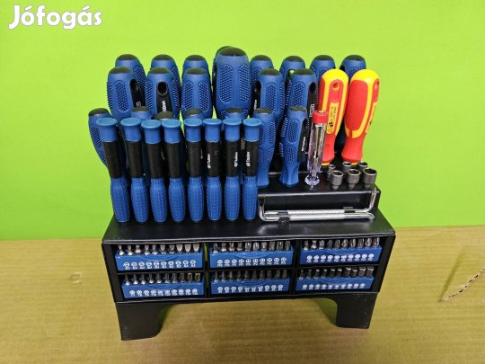 Scheppach 100db-os csavarhúzó készlet új