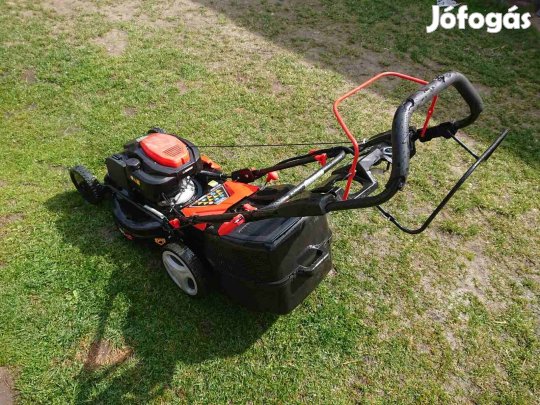 Scheppach 4-ütemű fűgyűjtős-oldaltkidobós önjárós önindítós fűnyíró