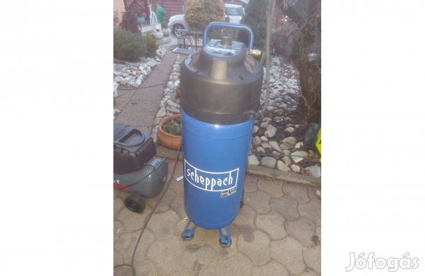 Scheppach 50 L es kéthengeres olajos kompresszor