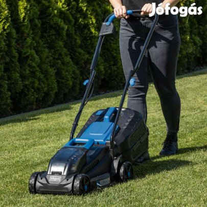 Scheppach BC-MP320-X akkus fűnyíró Aksival-töltővel| 32 cm vágási sz