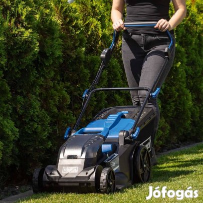 Scheppach BC-MP430-X akkus fűnyíró aksival töltővel 43 cm szélesség