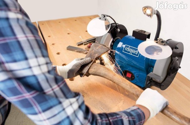 Scheppach BG150 kettős köszörű 150 mm-köszörű korong