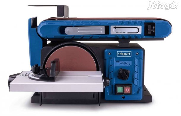 Scheppach BTS800Vario szalag- és tárcsás csiszoló - 400 W | Csiszolósz