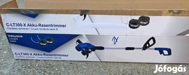 Scheppach C-LT300-X akkus szegélyvágó 1x használt