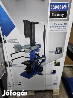 Scheppach Compact 10 tonnás 230voltos méter és kugli fahasító