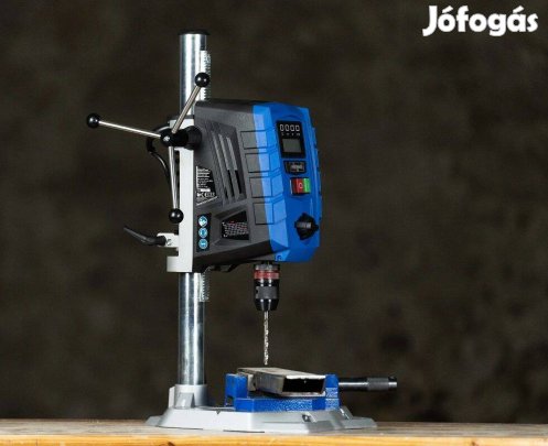 Scheppach DP60 állványos fúró - LED kijelzővel, lézerrel, 1,5-13 mm-es