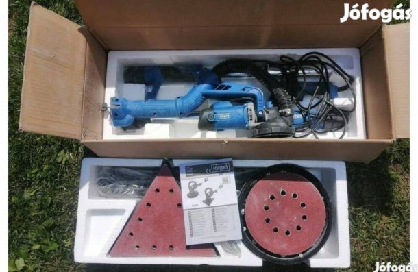 Scheppach DS930 falcsiszoló zsiráf gyári tartozékaival