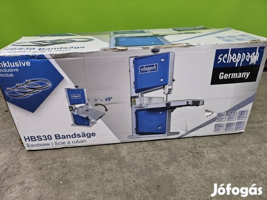 Scheppach HBS30 szalagfűrész új