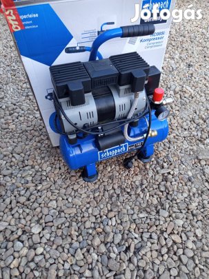 Scheppach HC08SI 2 hengeres ultra csendes kompresszor 