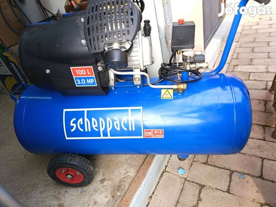 Scheppach HC100DC kompresszor 100l