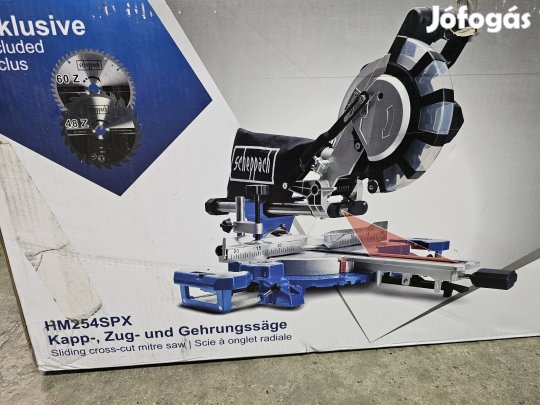 Scheppach HM254SPX gérvágó fűrész új