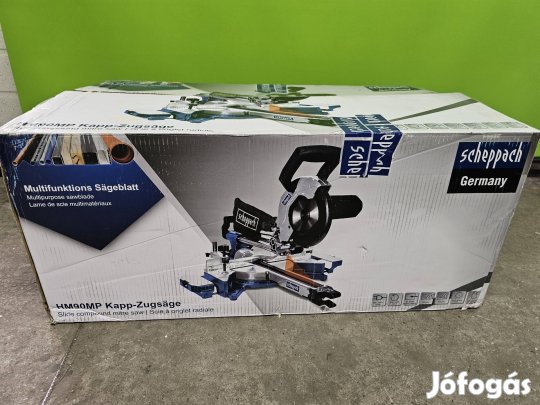 Scheppach HM90MP univerzális gérvágó fűrész fém fa műa. stb új