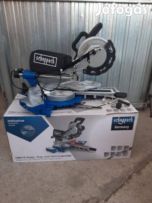Scheppach HM 216 gérvágó fűrész húzófunkcióval és lézerrel