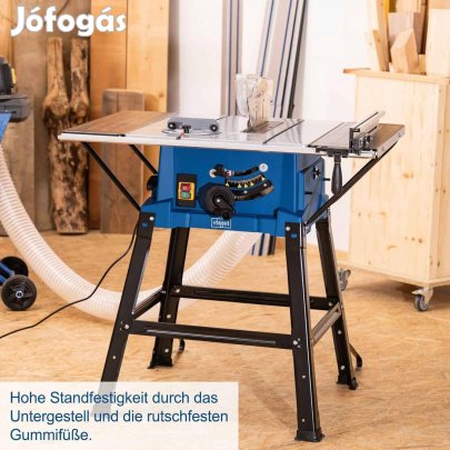 Scheppach HS 110 asztali körfűrész 2000W |Fűrészlap 254mm |