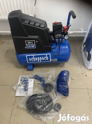 Scheppach Kompresszor 8 bár 24 liter eladó