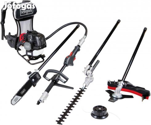 Scheppach MFH5300-4BP-4in1-Magassági ágvágó sövénynyíró Fűkasza szett