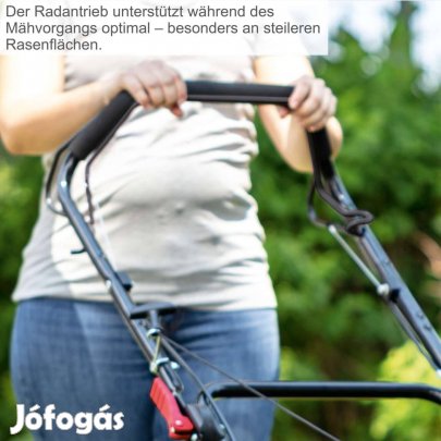 Scheppach MS180-51 Önjárós Benzines Fűnyíró - 5,4 LE -51cm vágószélle