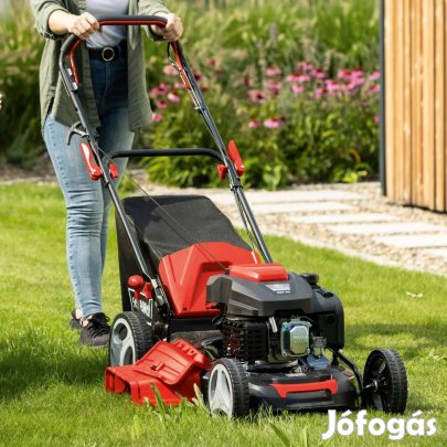 Scheppach MS225-53 benzinmotoros önjárós fűnyíró - 6 LE | 53 cm