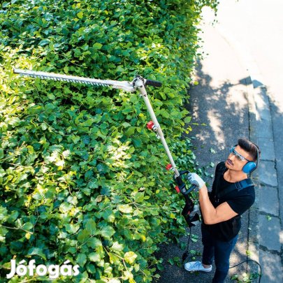 Scheppach TPH 900 teleszkópos sövényvágó -Magassági sövénynyró!