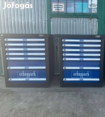 Scheppach TW1100 műhelykocsi eladó szerszámokkal0318