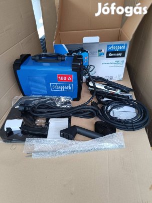 Scheppach Wse 1100 Inverteres hegesztő hegesztőgép tartozékokkal 160 A