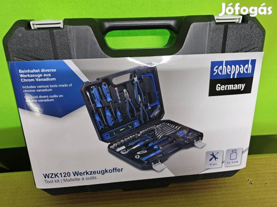 Scheppach Wzk120 97db szerszám szerszámos koffer új