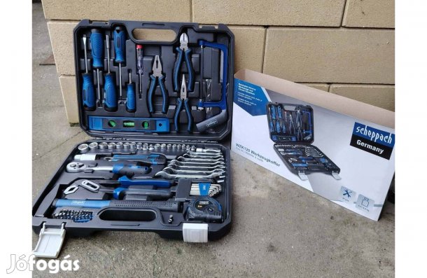 Scheppach Wzk 120 szerszámkészlet szerszám Ingyen szállítás
