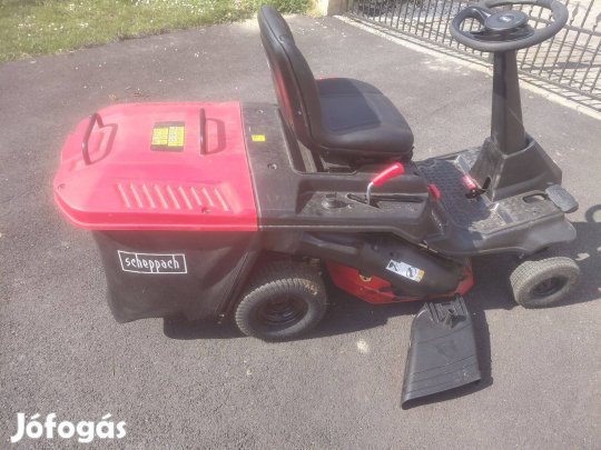 Scheppach fűnyiro traktor szinte uj eladó